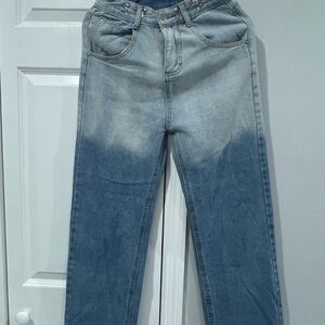 Women’s Y2K Two-Tone Blue Jeans